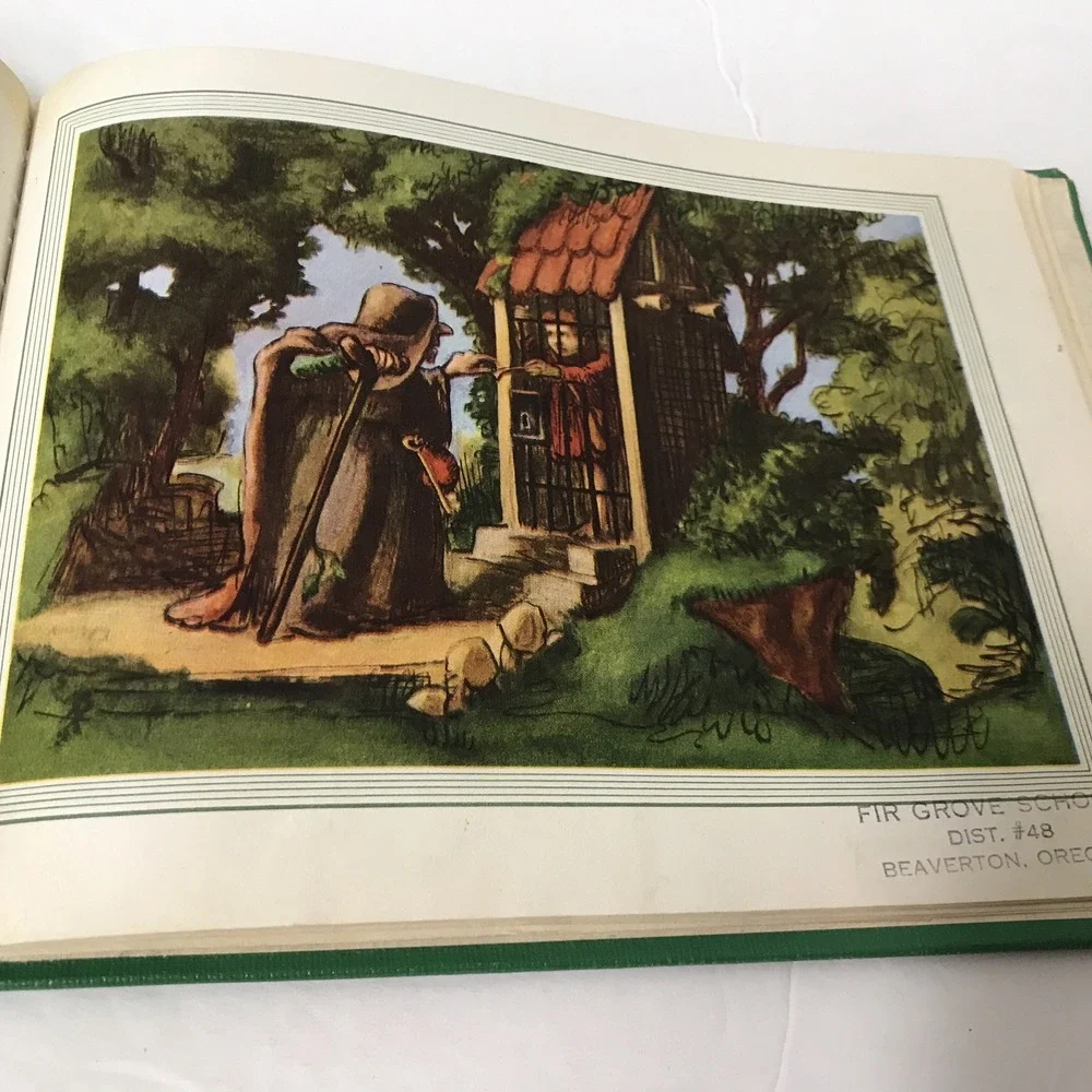 Hansel‎ and Gretel  Grimm & Humperdinck Illustration Chappell Warren 1944 Rare
